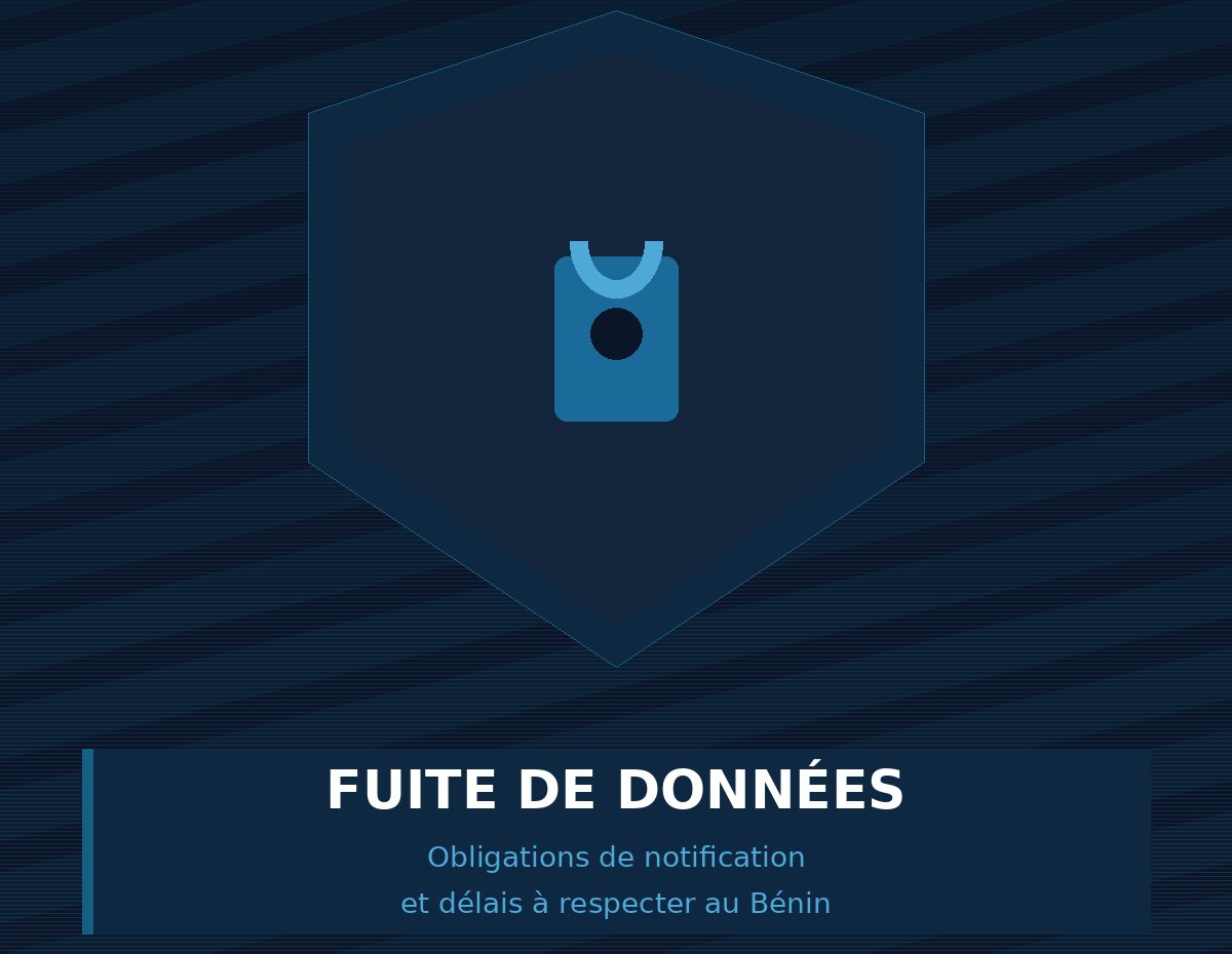 Fuite de données : obligations de notification et délais à respecter au Bénin